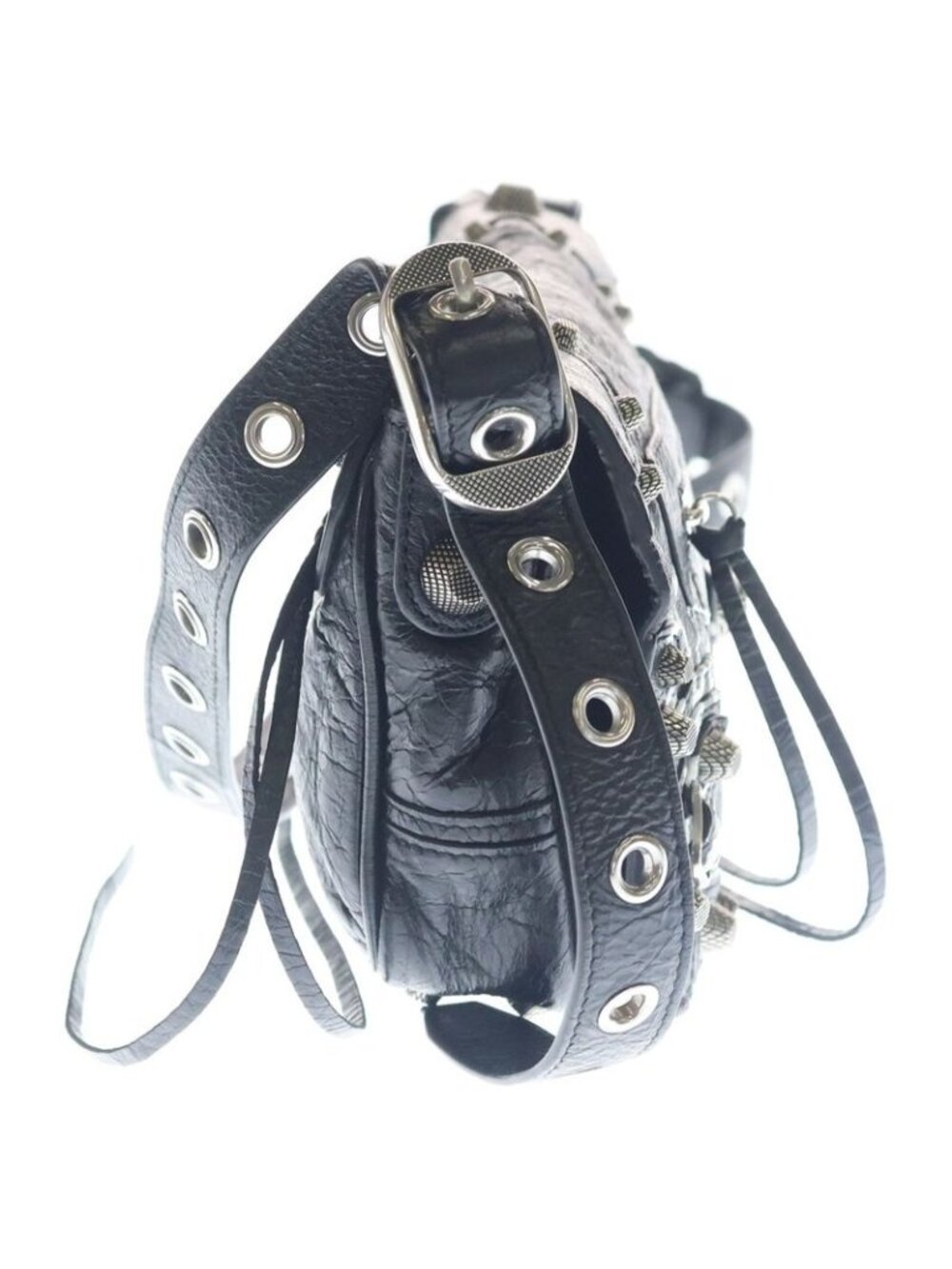 Balenciaga le Cagole XS Diy Metal Logo Luca Gole Shoulder Bag Black - Picture 3 of 6